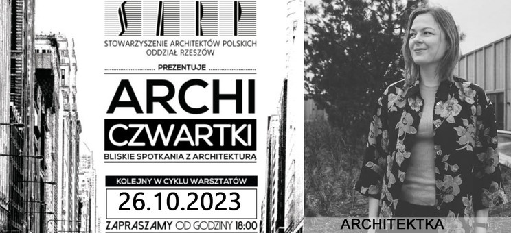 ArchiCzwartek - arch. Kamila Głodowska - plakat 